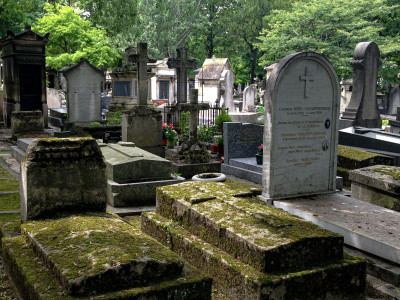 fin de concession dans un cimetière