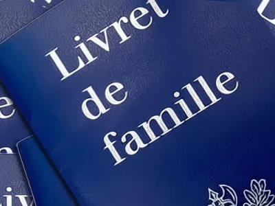 Photo d'un livret de famille