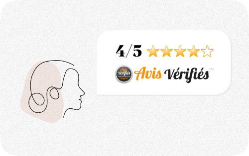 Illustration d'un visage de femme de profil