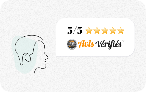 Illustration d'un visage d'homme de profil